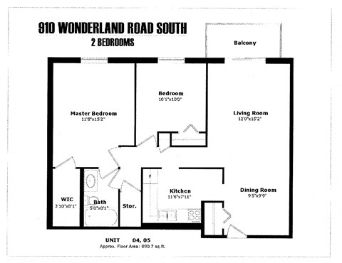 910-912, 918-922 Wonderland Road South 1-3 Beds Apartment for Rent - Photo Gallery 14